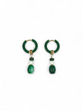 Jade x Pearl Drop Earrings
