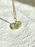 Green Amethyst Eye Charm