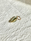 Green Amethyst Eye Charm