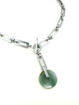 Jade Rectangular Chainmail Necklace - VI