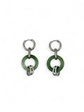 Chime Jade Earrings - Silver