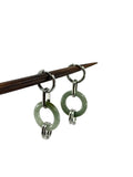 Chime Jade Earrings - Silver