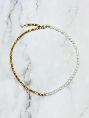 Duality Necklace - Small Gold