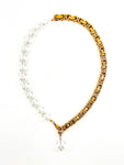 Quartz Duality 3-Way Gold Necklace