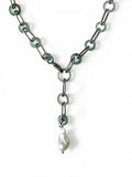 Jade Chain + Pearl Drop 3-way Necklace