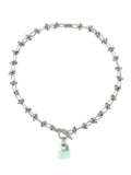 Green Jade Lock Necklace II
