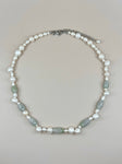 Jade and Organic Pearl Necklace