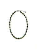 Jin Jade Necklace - Deep Green