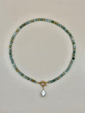 Aster Necklace - Blue/Gold