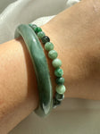 Deep Green Jade Bracelet III