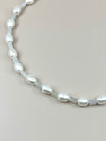 White Jade x Pearl Necklace