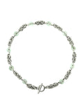 Light Green Jade x Chainmail Necklace