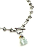 Green Jade Lock Necklace I