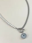 Grey Jade x Pearl Duality Necklace