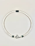Black Jade x Pearl Toggle Necklace