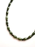 Jin Jade Necklace - Dark Green