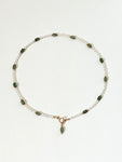 Jade Tube x Pearl Necklace - I