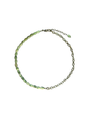 Jade Bead Duality Necklace
