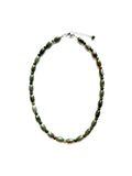 Jin Jade Necklace - Dark Green