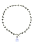 Purple Jade Lock Necklace I
