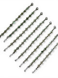 Varied Green - Jade Chainmail Bracelet