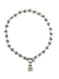 Green Jade Lock Necklace I