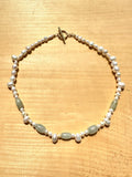 Jade and Organic Pearl Necklace II