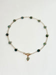 Mixed Jade Luna Necklace