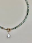 Aster Necklace - Blue/Gold