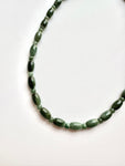 Jin Jade Necklace - Deep Green