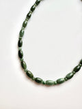 Jin Jade Necklace - Deep Green