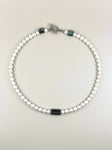 Black Jade x Pearl Toggle Necklace