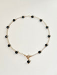 Black Jade Luna Necklace