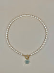 Jade Star x Pearl Necklace