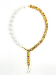 Quartz Duality 3-Way Gold Necklace
