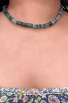 Moss Agate Duality Necklace