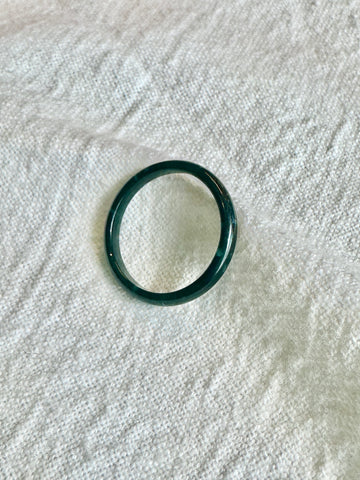 Thin Jade Stacking Ring