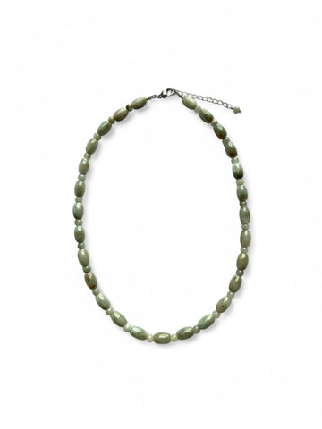 Jin Jade Necklace - Light Green I