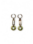 Jade IO Earrings - Silver
