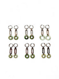 Jade IO Earrings - Silver