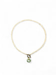 Jade Disk x Pearl Toggle Necklace