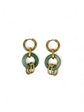 Chime Jade Earrings - Gold