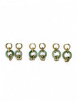 Chime Jade Earrings - Gold
