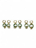 Chime Jade Earrings - Gold