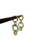 Chime Jade Earrings - Gold