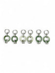 Chime Jade Earrings - Silver