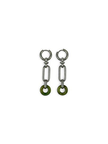 Jade Ios Earrings - Small