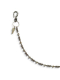White-Olive Jade Key Convertible Pant Chain