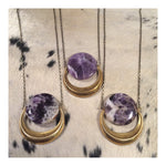 Moonside Necklace - Brass