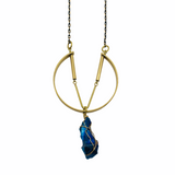 Solas Necklace - Titanium Quartz